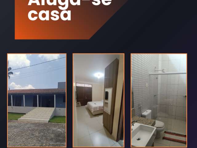 Excelente Casa Mobiliada 3 quartos sendo 2 suítes para locação anual no Condomínio Yes Banana - Bananeiras - PB