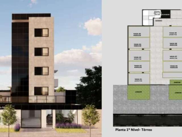 Apartamento  com área de 2 Quartos com elevador no Santa Mônica-