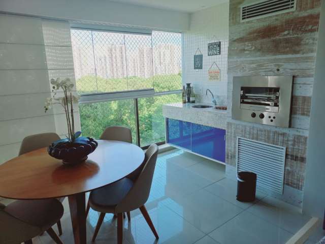 vendo LE PARC decorado 140 mts nascente com varanda goumert, porteira fechada