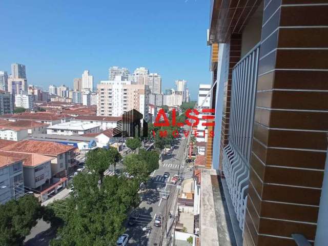 Apartamento com três dormitórios e com uma  suíte - Varanda de Frente