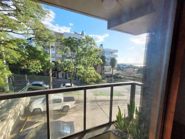 Apartamento de luxo com vista para o Rio Guaíba no bairro Menino Deus em Porto Alegre-RS: 3 quartos, jacuzzi e sacada