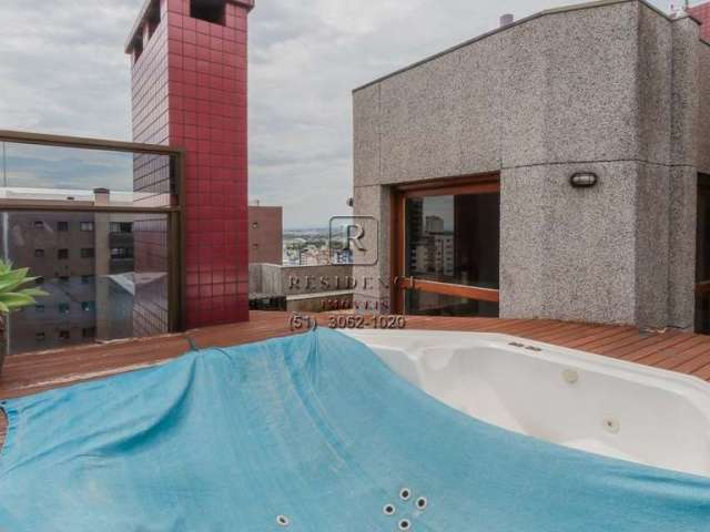 Cobertura de 202m² com 2 Quartos, 1 Suíte e Jacuzzi em Higienópolis, Porto Alegre-RS - Venda ou Locação