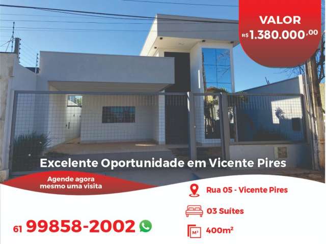 Excelente Oportunidade em Vicente Pires