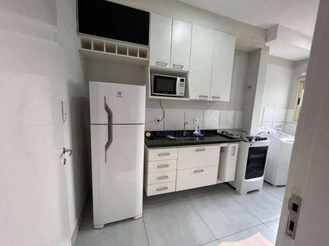 Apartamento com 1 dormitório para alugar, 46 m² por R$ 3.453/mês - Centro - Indaiatuba/SP