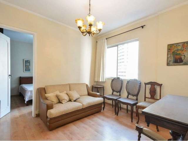 Apartamento à venda na Consolação, São Paulo-SP: 1 quarto, 2 salas, 1 banheiro, 40m² de área! Venha conferir!