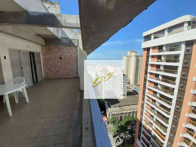 Cobertura com 3 dormitórios à venda, 121 m² por R$ 485.000,00 - Praia das Pitangueiras - Guarujá/SP