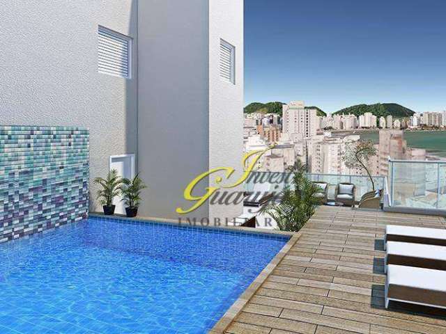 Apartamento com 2 dormitórios à venda, 69 m² por R$ 600.000,00 - Praia das Pitangueiras - Guarujá/SP