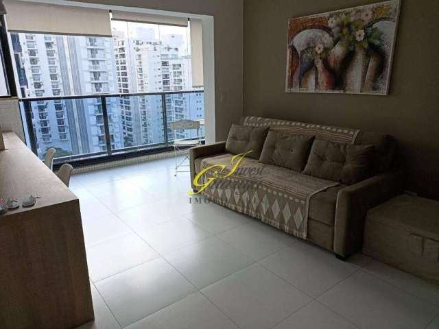 Flat com 2 dormitórios para alugar, 66 m² por R$ 0,01/dia - Pitangueiras - Guarujá/SP