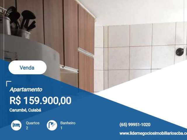 Apartamento para Venda em Cuiabá, Carumbé, 2 dormitórios, 1 banheiro, 1 vaga