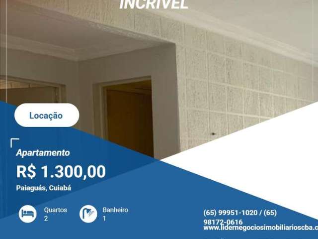 Apartamento para Locação em Cuiabá, Paiaguás, 2 dormitórios, 1 banheiro