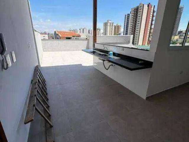 Cobertura com 2 dormitórios à venda, 116 m² por R$ 580.000 - Bangu - Santo André/SP