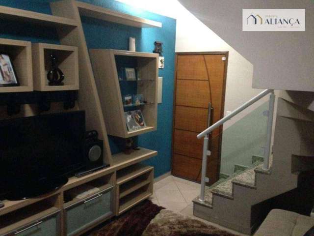 Sobrado com 3 dormitórios à venda, 190 m² por R$ 668.000,00 - Jardim Hollywood - São Bernardo do Campo/SP