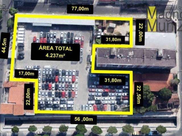 Terreno à venda, 4237 m² por R$ 3.800.000,00 - Damas - Fortaleza/CE