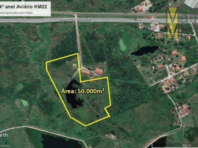 Terreno à venda, 50000 m² por R$ 6.000.000,00 - Urucutuba (Jurema) - Caucaia/CE