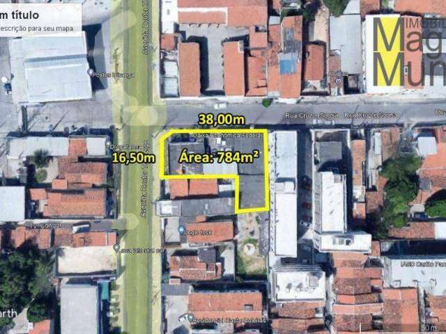 Terreno à venda, 784 m² por R$ 1.100.000,00 - Álvaro Weyne - Fortaleza/CE