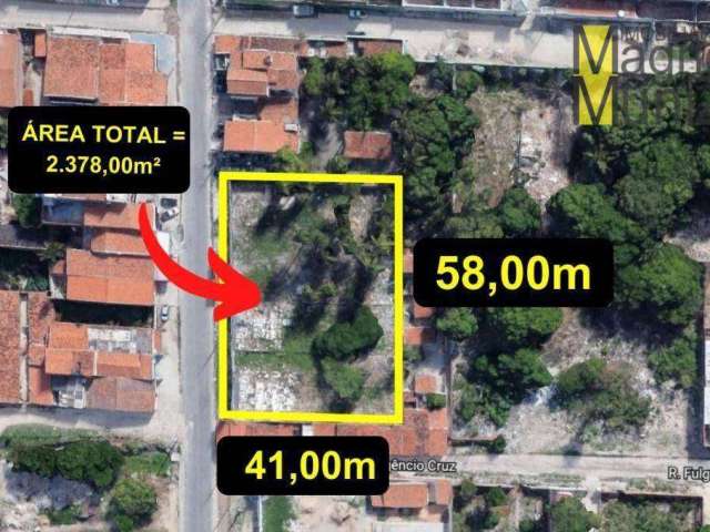 Terreno à venda, 2378 m² por R$ 1.300.000,00 - Lagoa Redonda - Fortaleza/CE