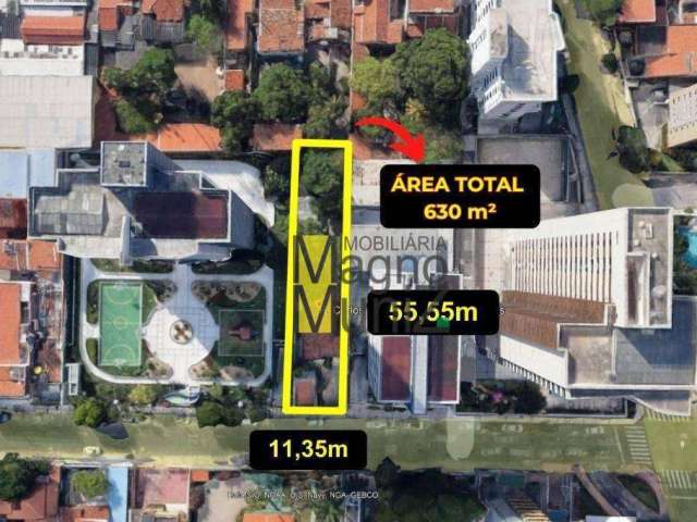 Terreno à venda, medindo 630 m² por R$ 1.700.000 - Meireles - Fortaleza/CE