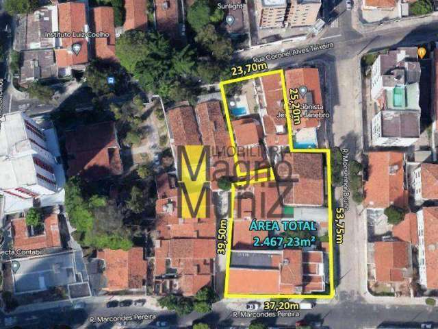 Terreno amplo à venda, 2467 m² por R$ 6.975.000 - Aldeota - Fortaleza/CE