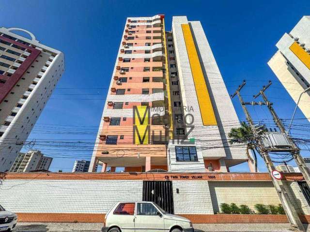 Apartamento com 3 dormitórios para alugar, 117 m² por R$ 2.954,27/mês - Papicu - Fortaleza/CE