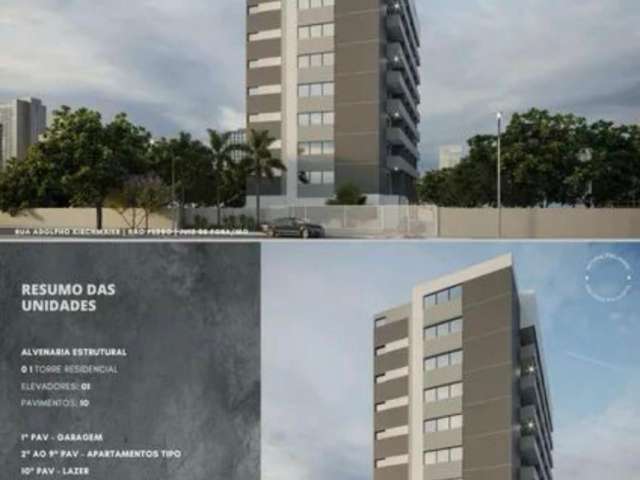 Excelente apartamento studio com lazer em frente a ufjf