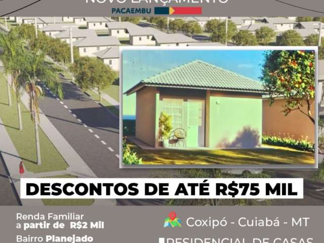 Casa a venda na planta em residencial aberto minha casa minha vida