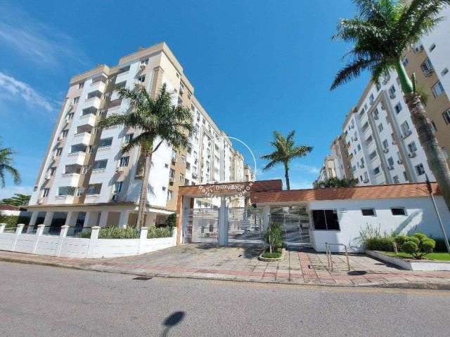 Apartamento com 2 dormitórios semi mobiliado à venda, 68 m² - Fazenda Santo Antônio - São José/SC