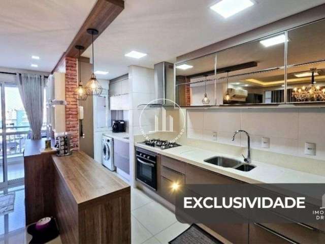 Apartamento com 3 dormitórios à venda, 91 m² por R$ 635.000 - Bela Vista - São José/SC