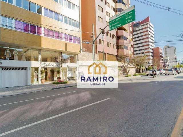 Amplo e arejado – 102,34m² privativos – 3 dorm (1 suíte) – 1 vaga – 1 quadra do au-au batel