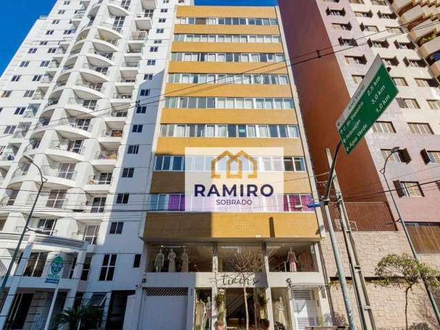 Amplo e arejado – 102,34m² privativos – 3 dorm (1 suíte) – 1 vaga – 1 quadra do au-au batel