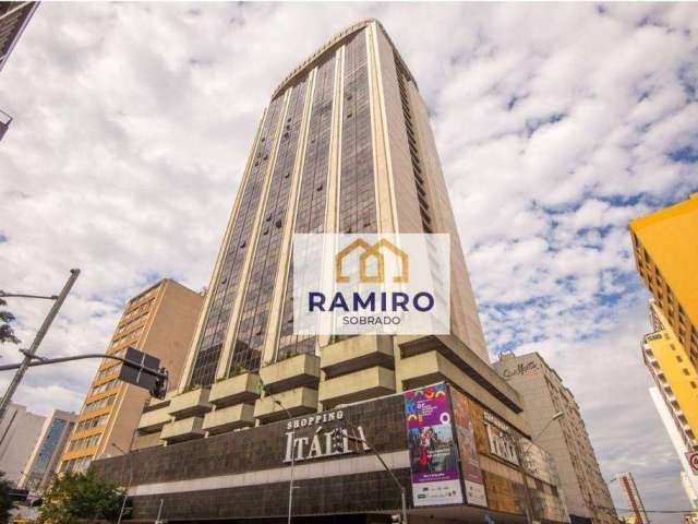 Loja à venda, 41 m², com mezanino - shopping itália - centro - curitiba/pr