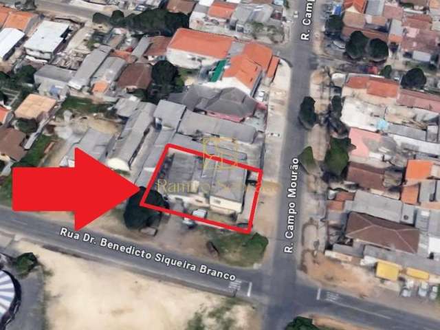 Terreno de esquina - residencial e comercial  608m   19m x 32m  imóvel 242,50m  averbados