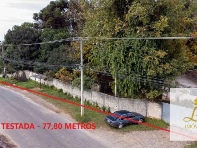 Terreno com estudos! 4358m² no Sítio Cercado, Curitiba!