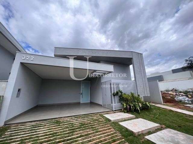 Condomínio Splendido- Belíssima Casa Alto Padrão com 3/4 sendo 2 Suítes e 1 Suíte Master com Mega Closet - 1888Udi