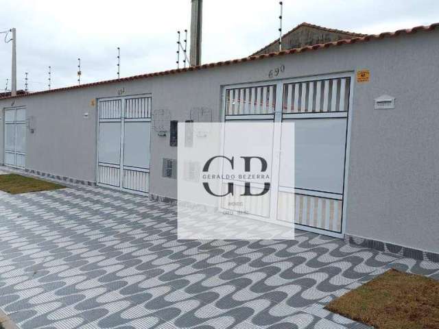 Casa com 2 dormitórios à venda por R$ 320.000 - Plataforma - Mongaguá/SP