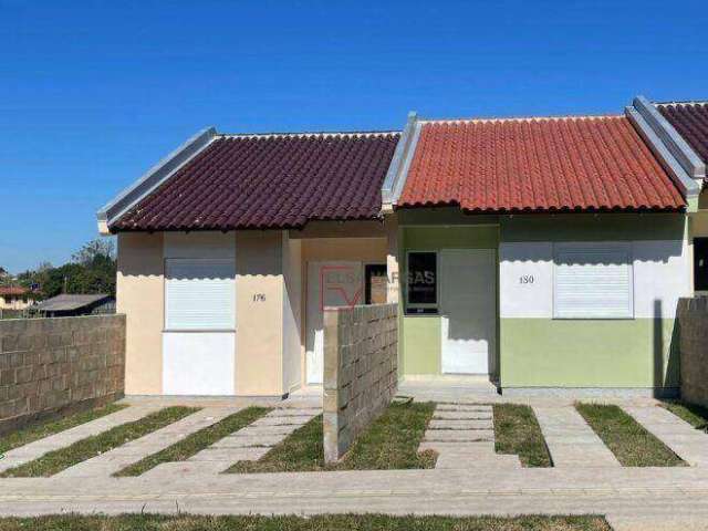 Casa com 2 dormitórios à venda, 44 m² por R$ 202.000,00 - Parque Itacolomi - Gravataí/RS