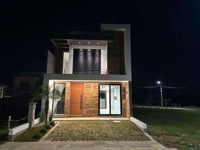 Sobrado com 3 dormitórios à venda, 134 m² por R$ 890.000 - Condomínio Central Square - Gravataí/RS