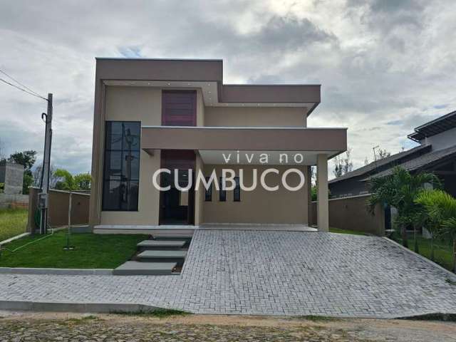 Summerville - Casa Plana Nova  com 3 dormitórios à venda, 183 m² por R$ 990.000,00 - Cumbuco - Caucaia/CE