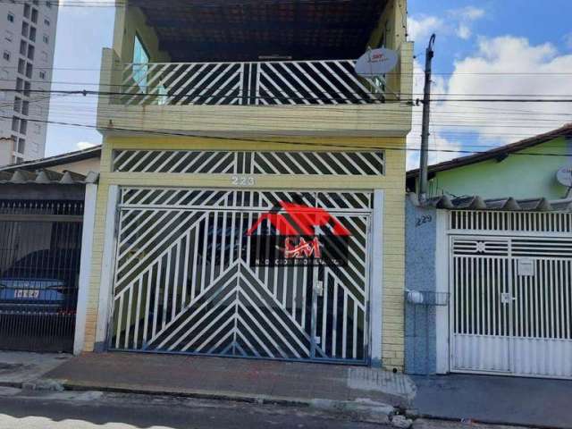 Sobrado com 5 dormitórios à venda por R$ 620.000,00 - Vila Sacadura Cabral - Santo André/SP