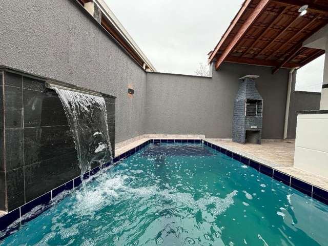 Casa à venda em itanhaém - casa nova com piscina - lado praia