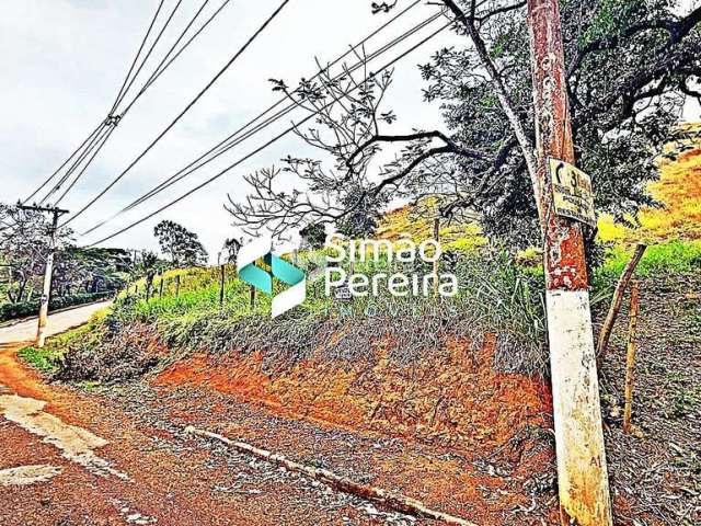 Terreno para venda tem 2.500m² em Simão Pereira - MG com platô pronto para construir