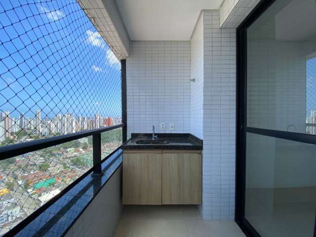 Apartamento 4 quartos 3 suítes com boiler e vista livre na Tamarineira