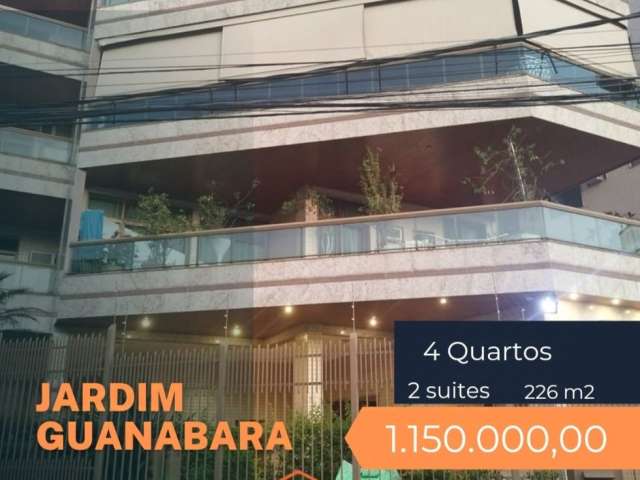 Apartamento confortável no Jardim Guanabara, 225 m2, 4 Quartos, 2 suítes!