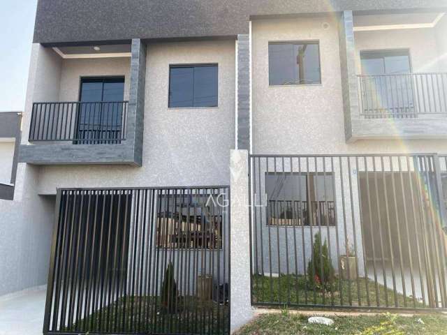 Sobrado com 3 dormitórios à venda, 72 m² por R$ 360.000,00 - Campo de Santana - Curitiba/PR