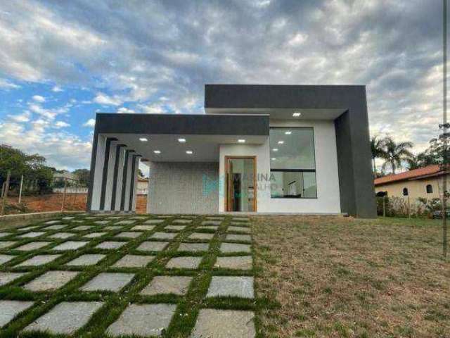 Casa com 3 quartos à venda, 260 m² por R$ 1.180.000 - Condomínio Estância da Mata - Jaboticatubas/MG