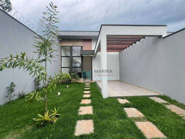 Casa com 3 quartos à venda, 125 m² por R$ 750.000 - Lagoa Mansões - Lagoa Santa/MG