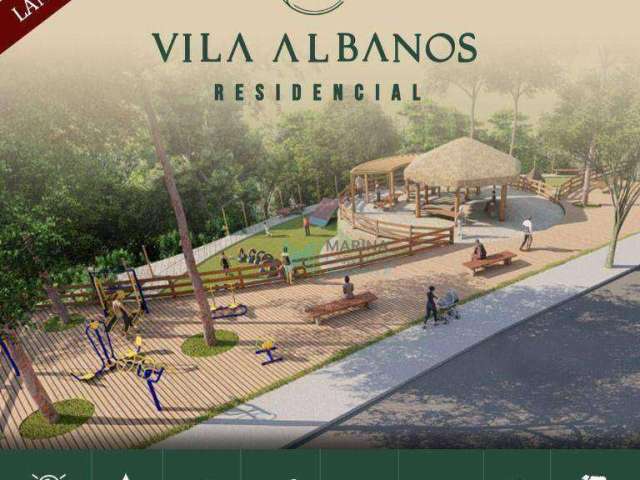 Terreno à venda, 365 m² por R$ 170.000 - Vila Albanos - Lagoa Santa/MG