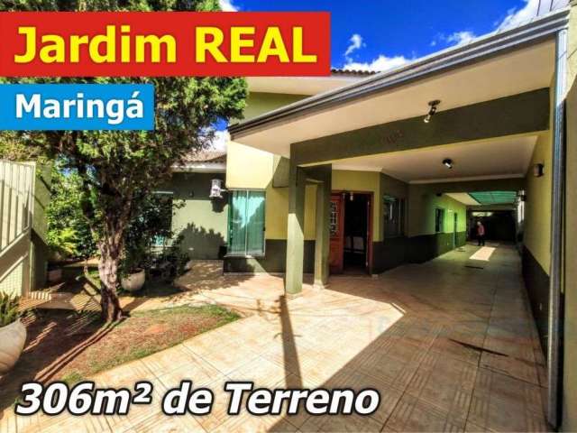 Casa ampla de terreno interio no Jardim Real em Maringá