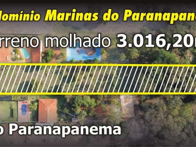 TERRENO MOLHADO no Condomínio Marinas do Paranapanema