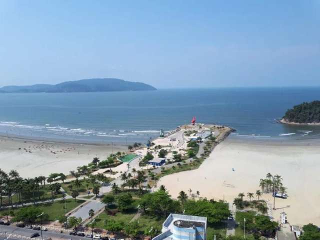 Apartamento 2 dormitórios, 1 suíte, 66 m², sala com varanda, 1 quadra da praia do José Menino.