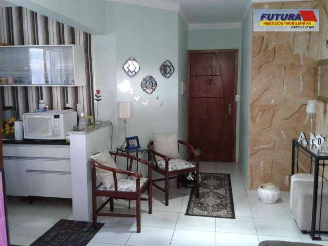 Apartamento com 2 dormitórios à venda, 63 m² por R$ 490.000,00 - Vila Guilhermina - Praia Grande/SP